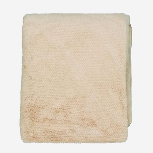 Beige Decke 152x178cm