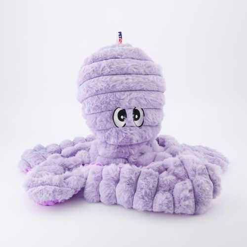 Violettes Hundespielzeug in Oktopusform 60x20cm
