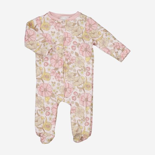 Mehrfarbiger Strampler mit Blumenmuster