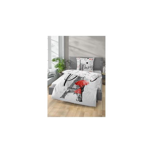 Bettwäsche Polycotton 135/200 cm - versch. Ausführungen - Paris