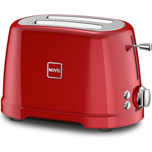 Novis T2 Toaster, Edelstahlgehäuse, Stoppfunktion, Auftaufunktion