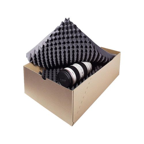 ratioform Noppenschaumlage, schwarz, VE 20 Stk, LxB 1110 x 810 mm, Materialstärke 40 mm