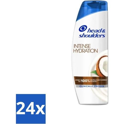 Head & Shoulders - Anti-Schuppen-Shampoo - Intensive Feuchtigkeitsversorgung - Mit Kokosöl - 285 ml - Vorteilspack - 24 Stücke