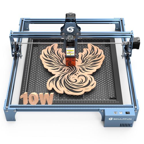 SCULP FUN S9 PRO mit Honeycomb Wabenarbeitstisch 400*400mm