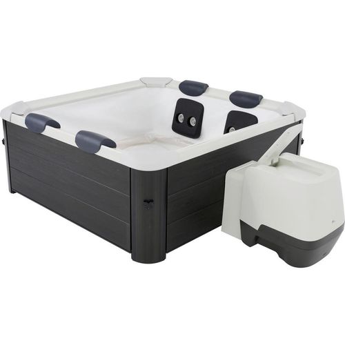 Whirlpool Mspa Oslo , Grau , Kunststoff , 160x65x160 cm , RoHS, ISO 9001, CE , Freizeit, Pools und Wasserspaß, Whirlpools