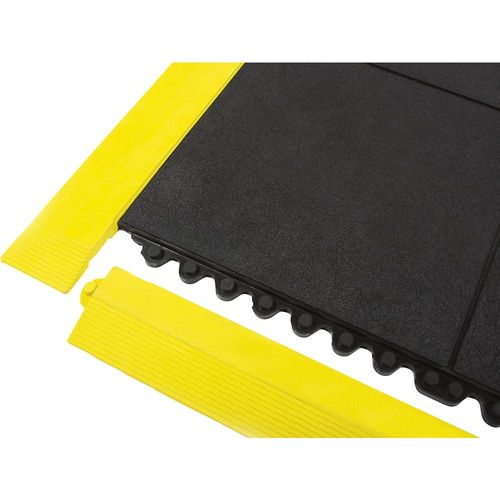 COBA Auffahrkante, gelb, mit Verbindungselementen