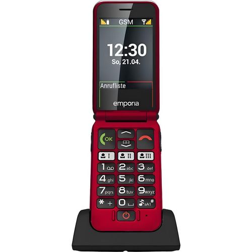 Emporia emporiaJOY (V228), LTE/4G, (V3), Großtastenklapphandy, red