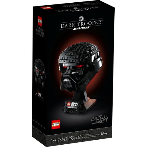 Lego 75343 Star Wars Dark Trooper Helmet 18+ Yearbeschädigt