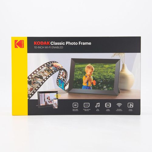 Schwarzer digitaler Fotorahmen