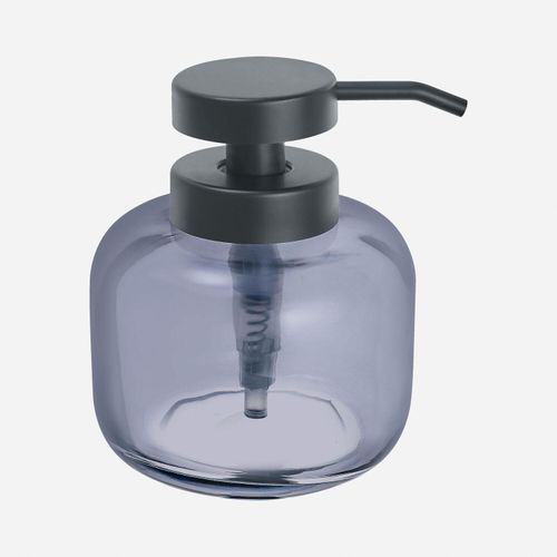 Transparenter grauer Seifenspender aus Glas 12x10cm Image