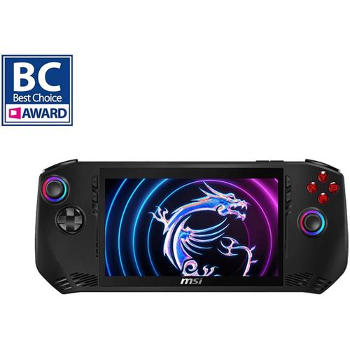 MSI Spielekonsole "CLAW A1M-059", schwarz, B:29,4cm H:2,12cm T:11,7cm, Spielekonsolen