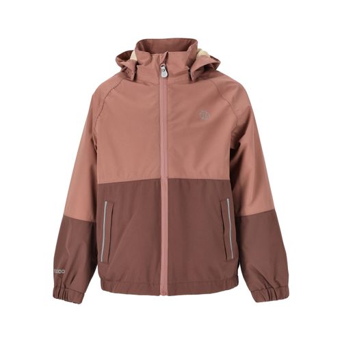 Regenanzug ZIGZAG "Dallas", Jungen, Gr. 98, braun (hellbraun), 100% Polyester, mehrfarbig, Sportanzüge Regenanzug, mit wasserabweisender Beschichtung