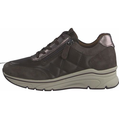 Damen Sneaker PURE RELAX silber von TAMARIS aus Leder von Größe 36 bis 41