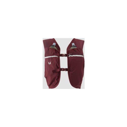 MP Trinkweste und 2 weiche Laufflaschen als Paket – Dunkle Beere - M