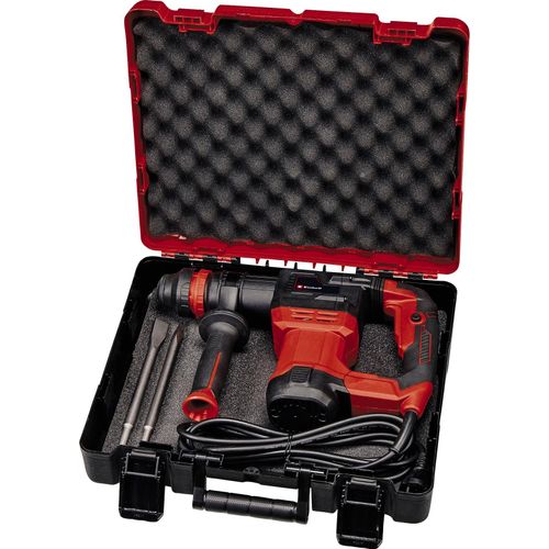 Abbruchhammer EINHELL "TE-DH 5", rot (rot, schwarz), B:8,4cm H:24cm L:37,1cm, Abbruchhammer, inkl. Koffer und 2 Meißel
