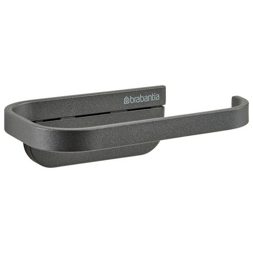 Brabantia Toilettenpapierhalter Mindset , Grau , Metall , 14x4.2x8.6 cm , Badezimmer, WC Ausstattung, Toilettenpapierhalter