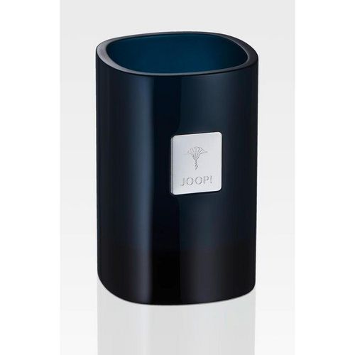 Joop! Zahnputzbecher, Dunkelblau, Kunststoff, 7.3x11x7.3 cm, Badaccessoires, Waschplatzzubehör, Zahnputzbecher