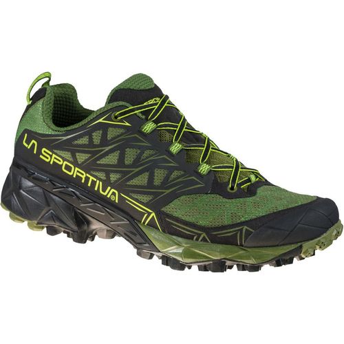 Akyra, La Sportiva Mountain Running® Footwear, 46.5, Olive/Neon (Green) - La Sportiva
