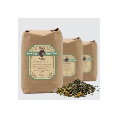 Hand aufs Pferd/Hund Verdauungs Kräuter für Pferde – KoKo 1kg