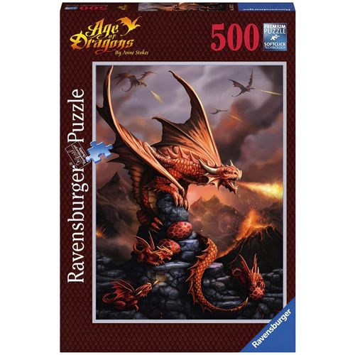 Anne Stockes - Feuriger Drache, 500 Teile