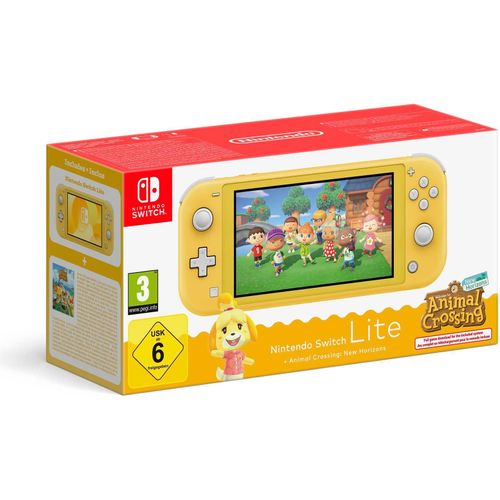 Switch Lite inkl. Animal Crossing: New Horizons (gelb)