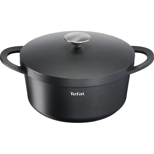 Tefal Trattoria Topf mit Gussdeckel, 28cm, 6,67l, Aluguss