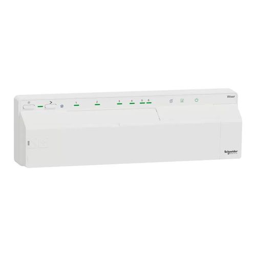 Schneider Electric Wiser Verteilerleiste Fussbo.Heizen/Kühlen CCTFR6600 (CCTFR6600)
