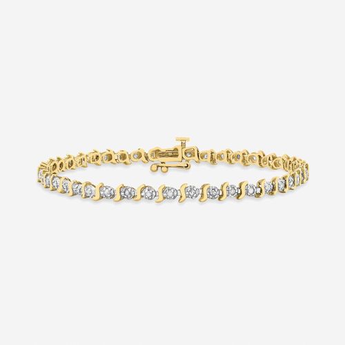 Armband aus 375er Gold mit 0,5 Karat Diamanten