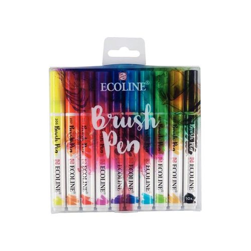 Talens Ecoline Brush Pen 10 pcs.