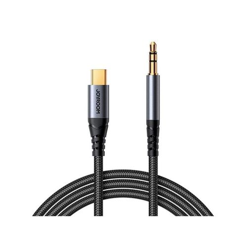 Joyroom Audio Transfer Series SY-A07 Mini Jack 3.5mm/USB-C Cable 1.2m - Black