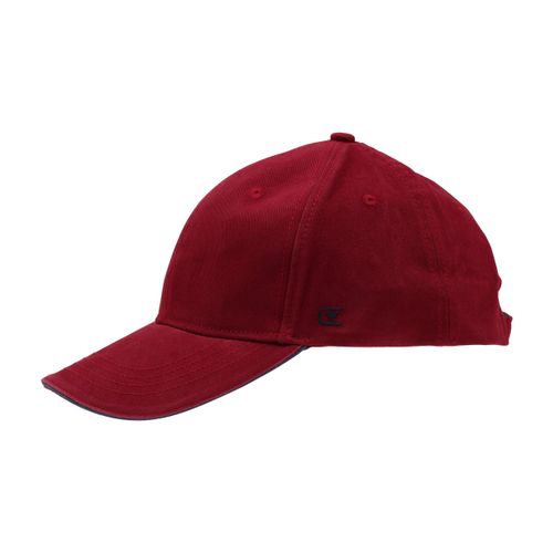 Baskenmütze CASAMODA "CASAMODA Cap uni", Damen, rot, 100% Baumwolle, Mützen