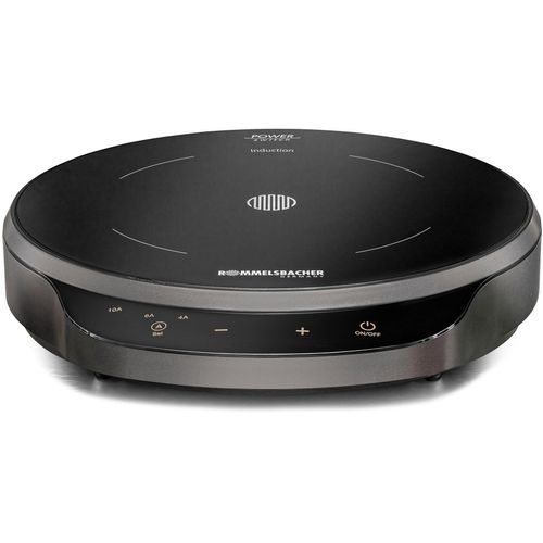 ROMMELSBACHER Einzel-Induktionskochplatte "CTA 1800/IN Induktion - für bedarfsgerechte Strom-/Leistungsbegrenzung", schwarz, B:27cm H:6,5cm T:30,5cm, Kochplatten, POWER Switch: bedarfsgerechte Strom-/Leistungsbegrenzung