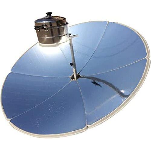 Parabolic Solar Cooker, 1800 W konzentrierende Camping -Barbecue -Kochfutter im Freien, konzentriertes Wärmewerkzeug, 59 -Zoll -Kocher