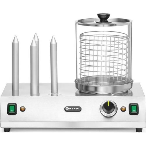 Würstchen- und Hotdog-Brötchenwärmer, 220-240V/550W, 500x310x(H)395mm