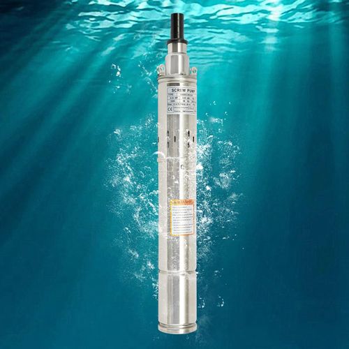 Tiefbrunnenpumpe - Tauch-Schneckenpumpe - 220 V - EU-Stecker - Elektrisch -