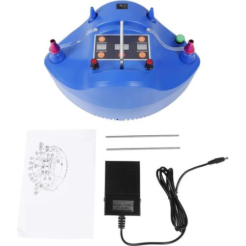Elektrische Ballonpumpe, 1200 W Aufblasgerät, mit Timer-Funktion, blau