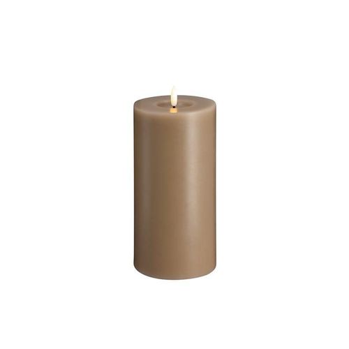 Moods & More LED pillar candle - Melted Sand - 99x200 mm