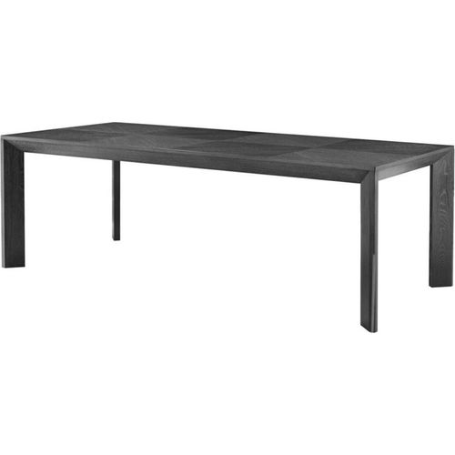 Casa Padrino Luxus Esstisch in schwarz 225 x 100 x H. 75 cm - Limited Edition