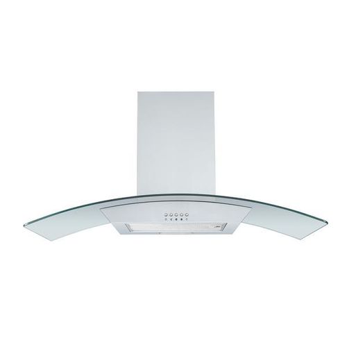 Dunstabzugshaube / Glasschirmhaube Respekta CH 0190 IXB 90cm Edelstahl