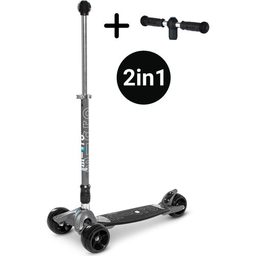 Mikro-Kickboard Monster 2in1 Grau