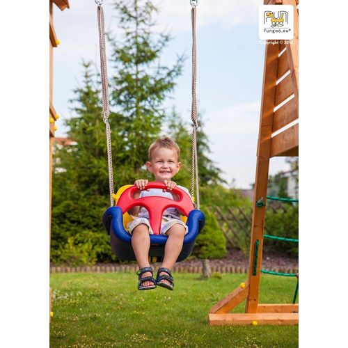 Fungoo Baby-Schaukel mitwachsend und umbaubar