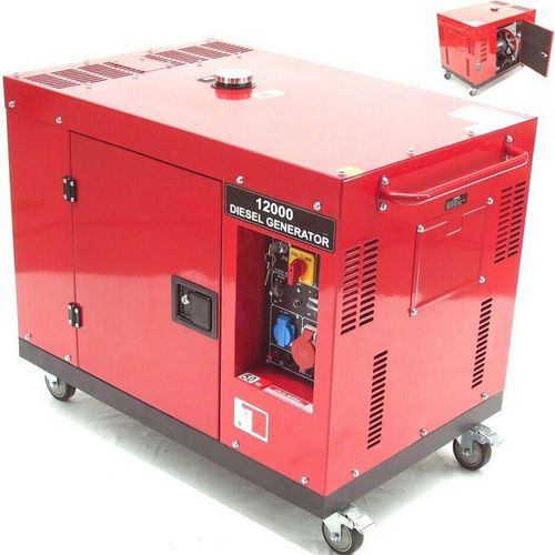 Diesel Stromerzeuger 12000 Notstromaggregat Aggregat 400V 230V Generator 06273