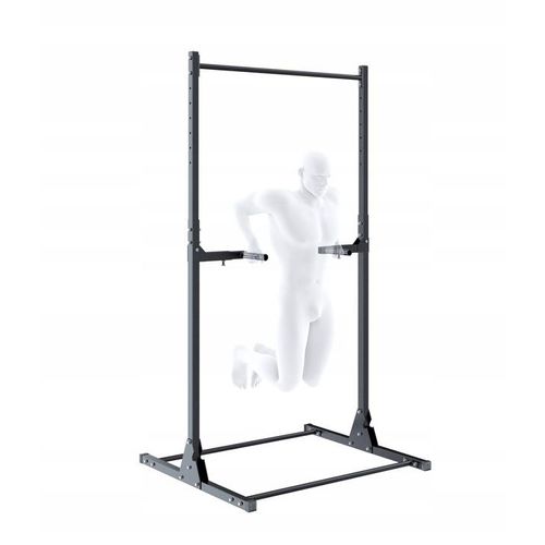 Stationäre Klimmzugstange + Dip Station mit Pull-Up Bar Klimmzugturm für Muskeltraining