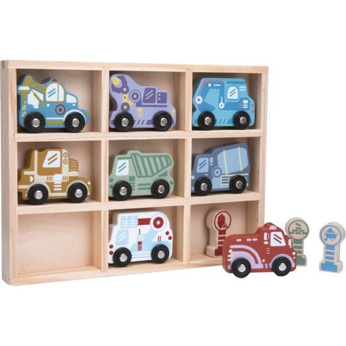2Kids Toys Wooden Car Set lot de jouets 2y+ 12 pcs