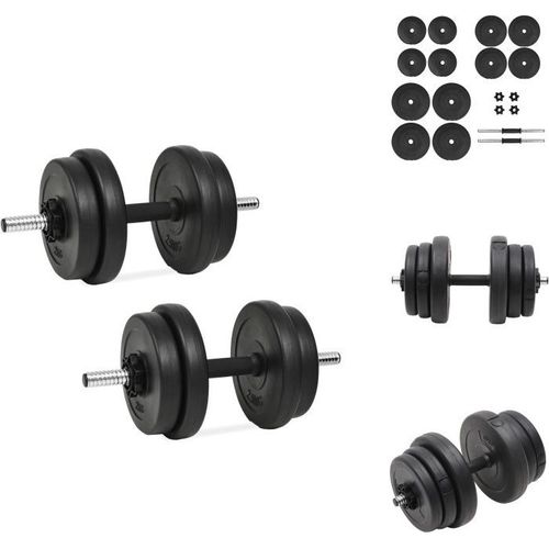 vidaXL Kurzhantel mit Gewichten 40 kg - Hanteln & Gewichte