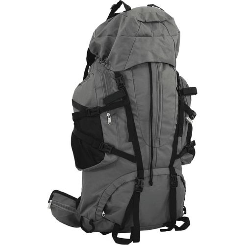 Wanderrucksack Grau 80 L Oxford-Gewebe