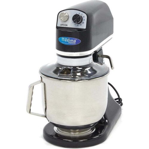 Maxima Planet Mixer 7 L - Bis zu 2 kg Teig - Schwarz - Lebensmittelzubereitung - Planet Mixer
