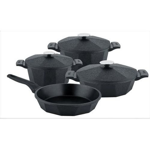 OMS-Dodeca Topfset 7-teilig, Gusseisen, schwarz