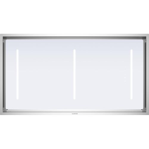 Klarstein LuxeAir Dunstabzugshaube - 750 m³/h Luftstrom, A , WLAN-Steuerung, 110 W Motor, Touch-Bedienung, LED-Beleuchtung, Aluminium-Fettfilter, Inselhaube