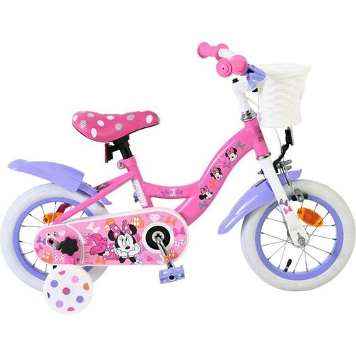 Minnie, die süßeste aller Zeiten! Kinderfahrrad - Mädchen - 12 Zoll - Rosa